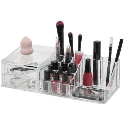Gifi Beauté^Organiseur rangement cosmétique transparent 2 tiroirs