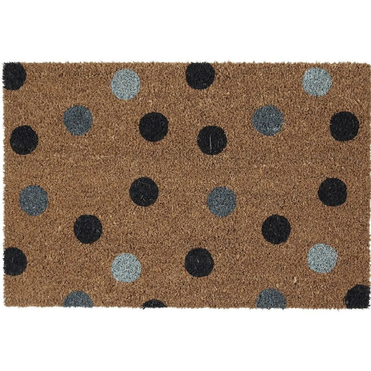 Gifi Nettoyage Et Entretien|Paillasson coco imprimé pois bleu