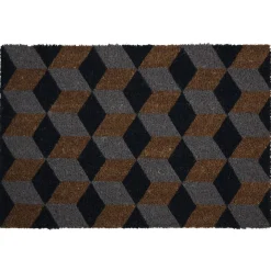 Gifi Nettoyage Et Entretien|Paillasson coco motif losanges