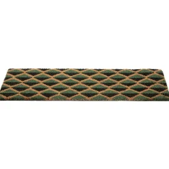 Gifi Nettoyage Et Entretien|Paillasson coco motif losanges noir gris 75x25 cm