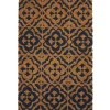 Gifi Nettoyage Et Entretien|Paillasson coco rectangulaire naturel motif arabesque noir