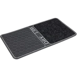 Gifi Nettoyage Et Entretien|Paillasson double fonction WET DRY noir 80x45cm