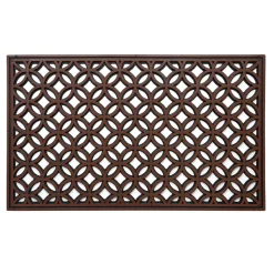Gifi Nettoyage Et Entretien|Paillasson extérieur rosace ajourée 100% caoutchouc 75x45cm