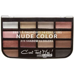 Gifi Beauté^Palette Ombre paupière x14 teintes chocolat brun n°01