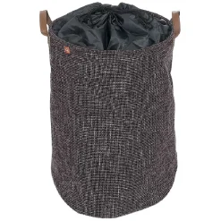 Gifi Entretien Du Linge|Panier à linge rond gris 56L