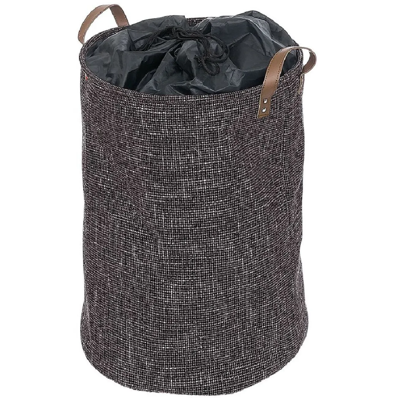 Gifi Entretien Du Linge|Panier à linge rond gris 56L