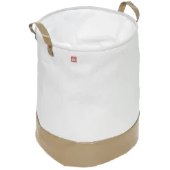 Gifi Entretien Du Linge|Panier à linge rond gris 56L