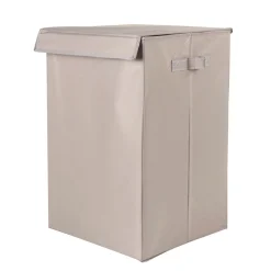 Gifi Entretien Du Linge|Panier à linge taupe