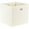Gifi Rangement|Panier de rangement blanc cassé