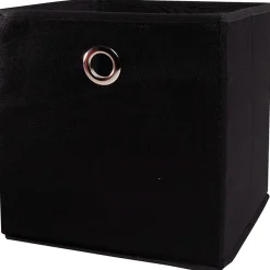 Gifi Rangement|Panier de rangement déco noir