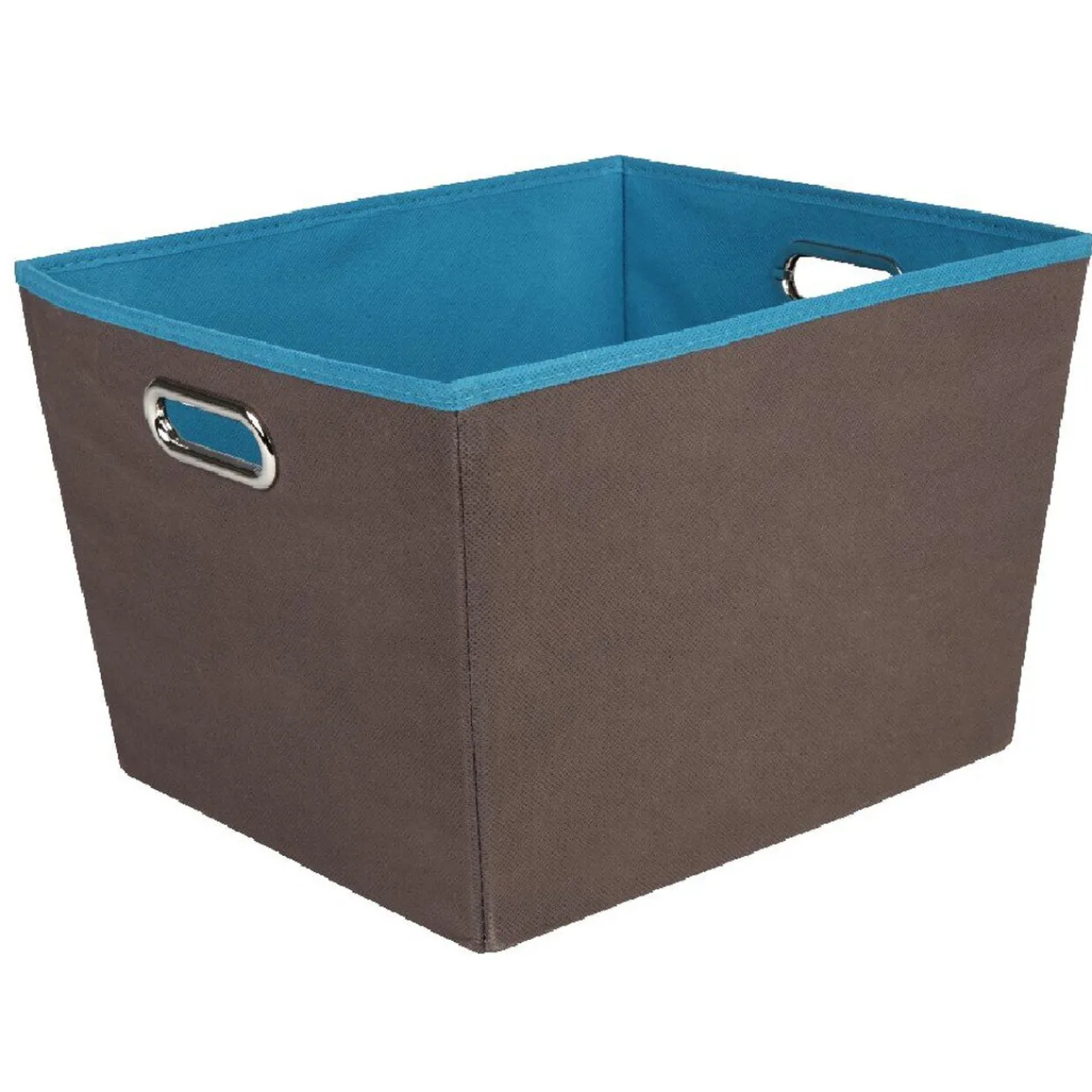 Gifi Rangement|Panier de rangement marron bleu