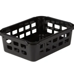 Gifi Rangement|Panier de rangement noir