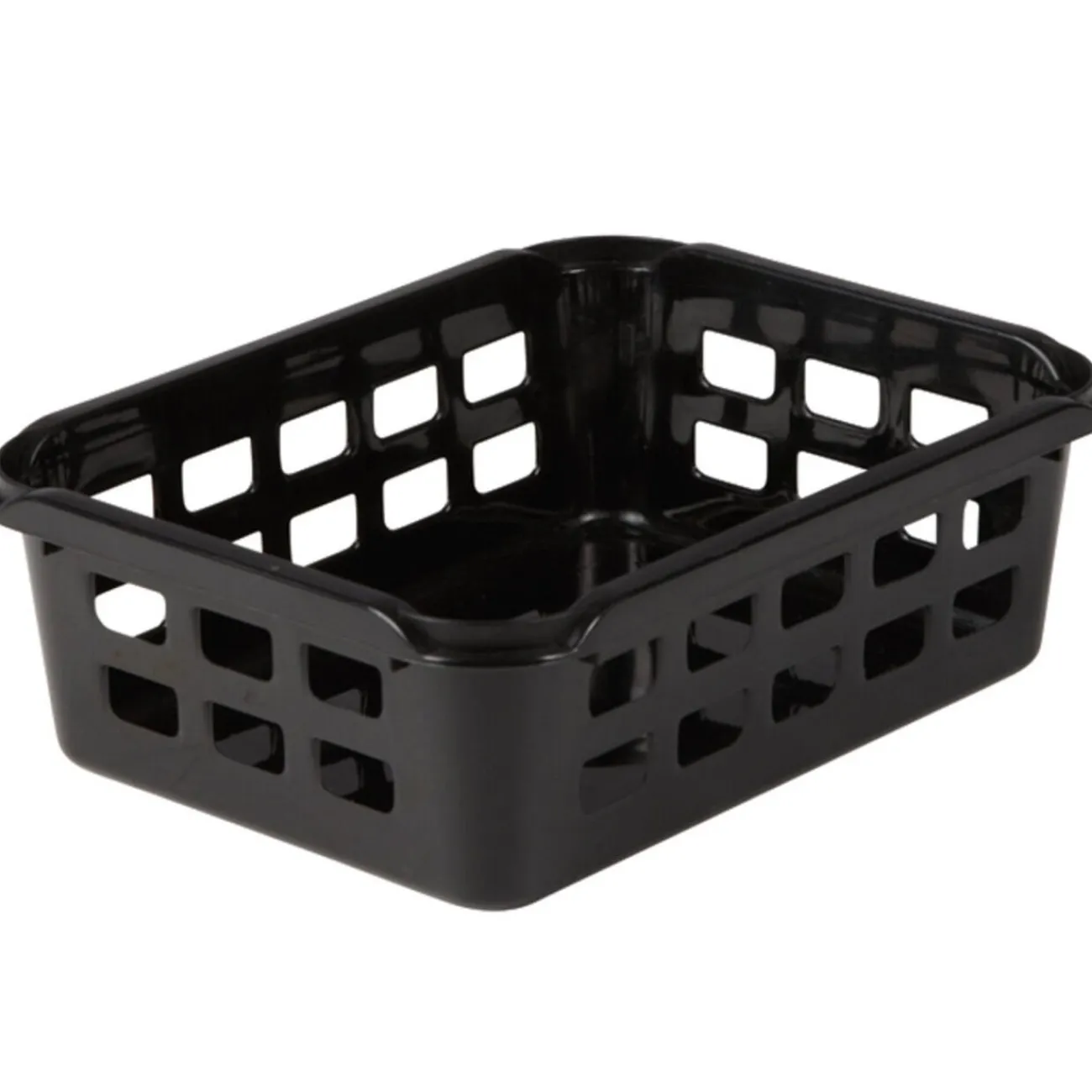 Gifi Rangement|Panier de rangement noir