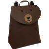 Gifi Rangement|Panier de rangement pour enfant forme ours marron