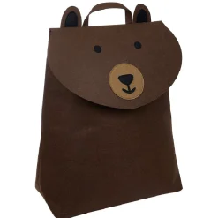 Gifi Rangement|Panier de rangement pour enfant forme ours marron