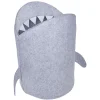 Gifi Rangement|Panier de rangement pour enfant forme requin gris