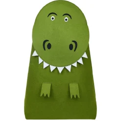 Gifi Rangement|Panier de rangement pour enfant forme dinosaure vert