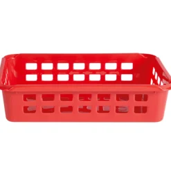 Gifi Rangement|Panier de rangement rouge