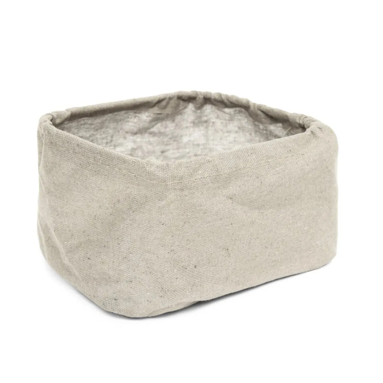 Gifi Rangement|Panier de rangement vert ou marron 17x12xH10cm - 2 modèles