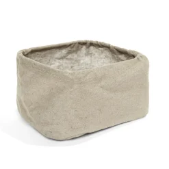 Gifi Rangement|Panier de rangement vert ou marron 17x12xH10cm - 2 modèles