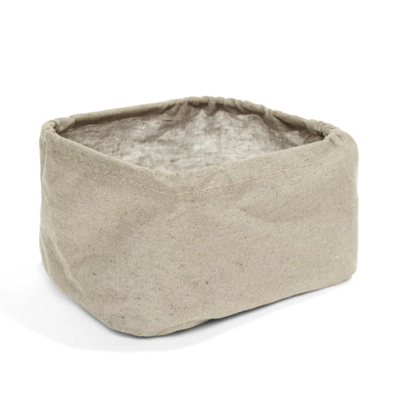 Gifi Rangement|Panier de rangement vert ou marron 17x12xH10cm - 2 modèles