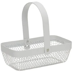 Gifi Rangement|Panier en métal noir ou blanc