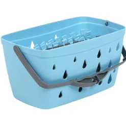 Gifi Entretien Du Linge|Panier et 30 pinces à linge bleu gris