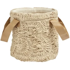 Gifi Rangement|Panier jute dentelle