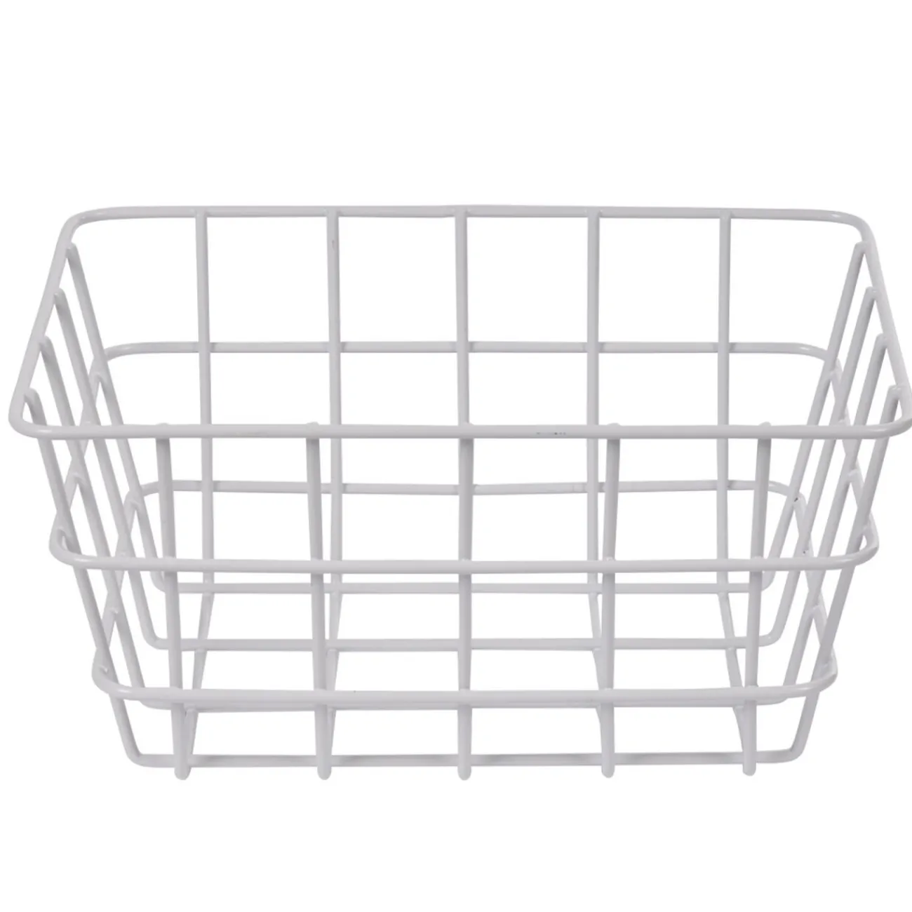 Gifi Entretien Du Linge|Panier métal filaire blanc