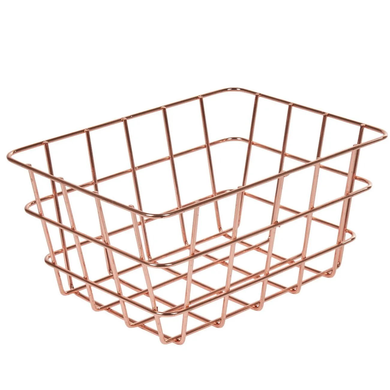 Gifi Entretien Du Linge|Panier métal filaire doré