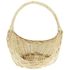 Gifi Chauffage^Panier porte bûche osier grand modèle