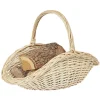 Gifi Chauffage^Panier porte bûche osier petit modèle