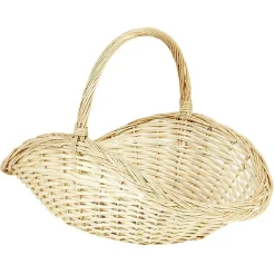 Gifi Chauffage^Panier porte bûche osier petit modèle