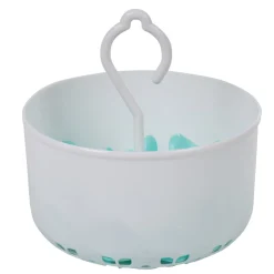 Gifi Entretien Du Linge|Panier rond blanc avec pince à linge x24