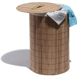 Gifi Entretien Du Linge|Panière à linge bambou
