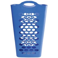 Gifi Entretien Du Linge|Panière à linge flexible 70 L bleue