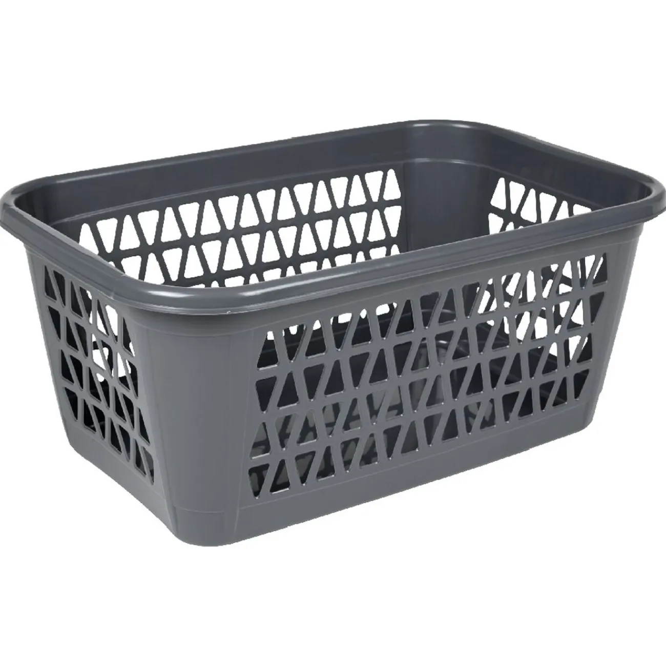 Gifi Entretien Du Linge|Panière à linge grise 40 L