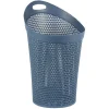 Gifi Entretien Du Linge|Panière à linge ovale avec poignée bleue 100 L