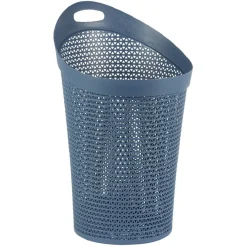 Gifi Entretien Du Linge|Panière à linge ovale avec poignée bleue 100 L
