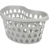 Gifi Entretien Du Linge|Panière à linge ovale gris