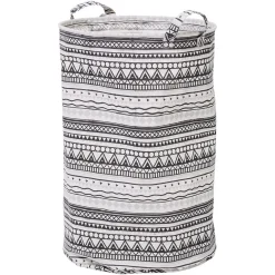 Gifi Entretien Du Linge|Panière à linge waterproof imprimé en coton