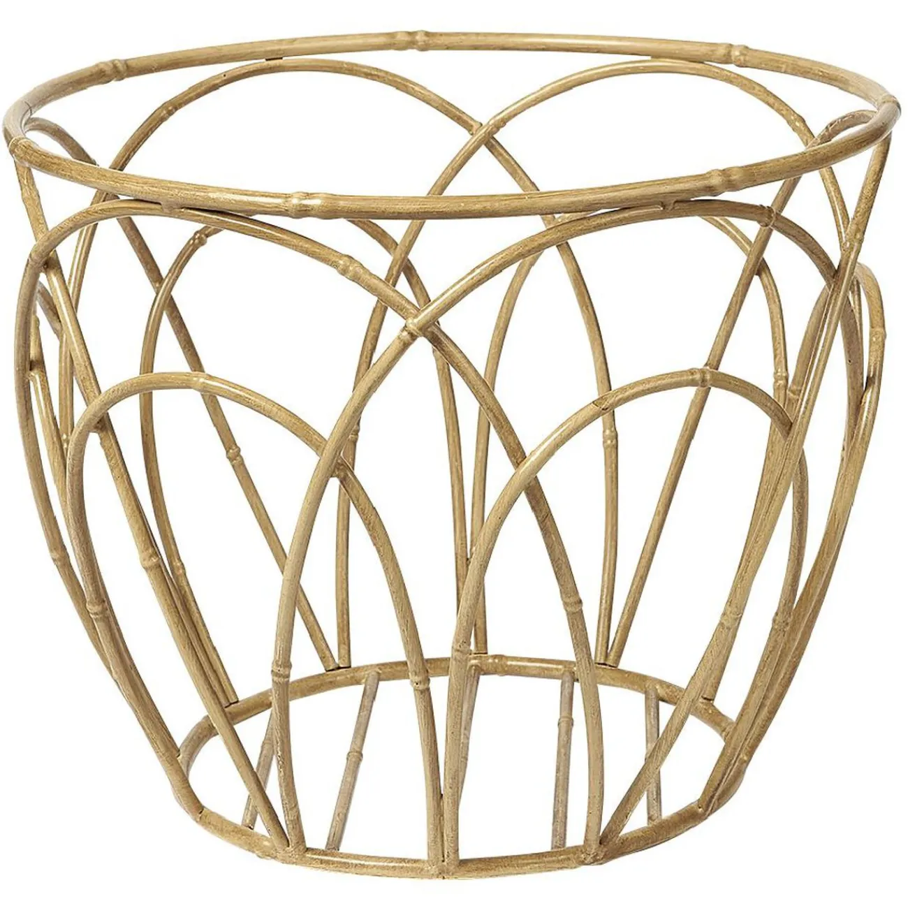 Gifi Rangement|Panière ajouré en bambou Ø34 cm