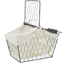 Gifi Rangement|Panière avec anse marron