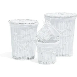 Gifi Rangement|Panière avec couvercle Cora MM