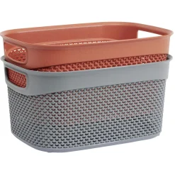 Gifi Entretien Du Linge|Panière avec poignée plastique ajouré 9L