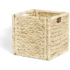 Gifi Rangement|Panière Box Cube jacynthe 31x31x31cm