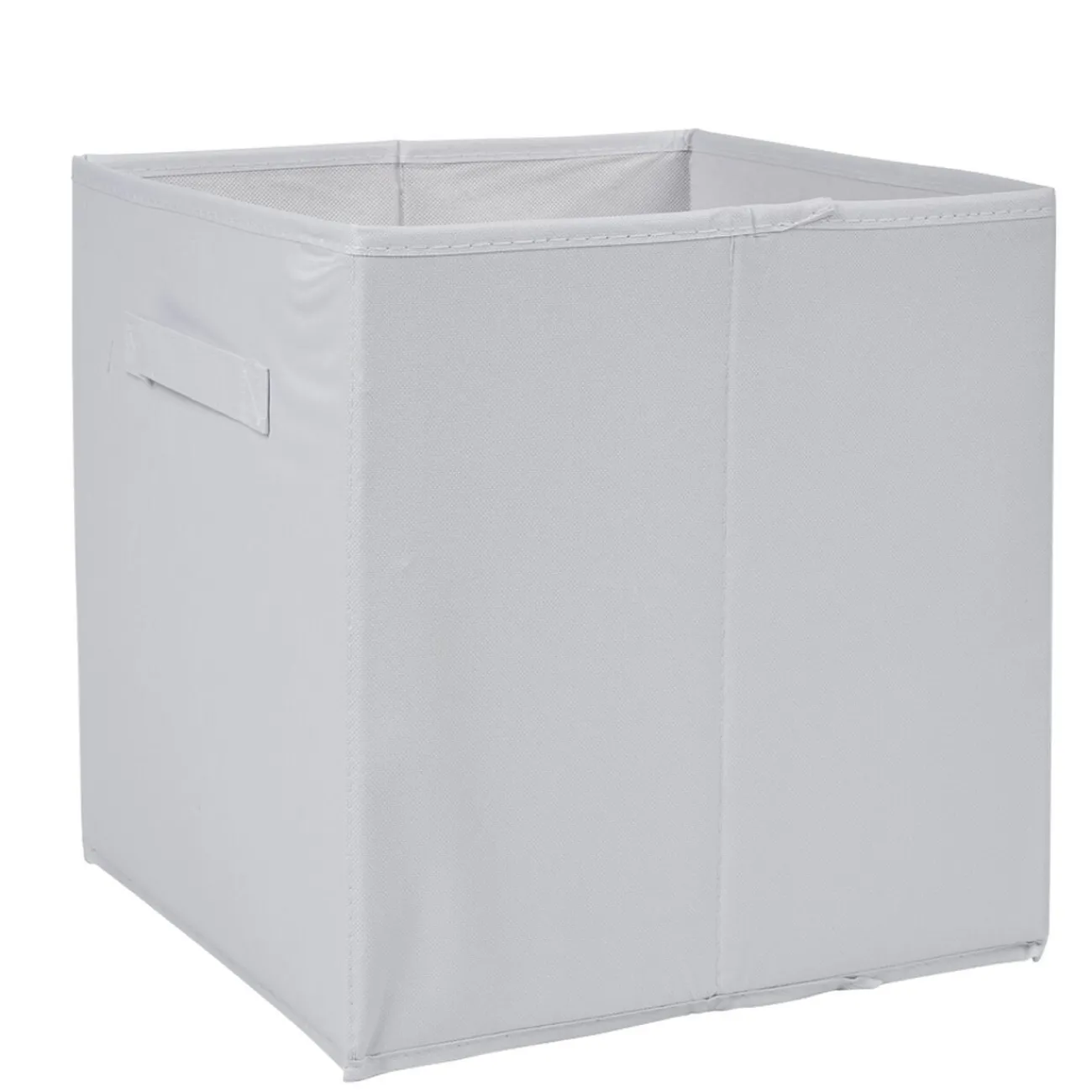 Gifi Rangement|Panière Box Cube 31x31x31cm blanc