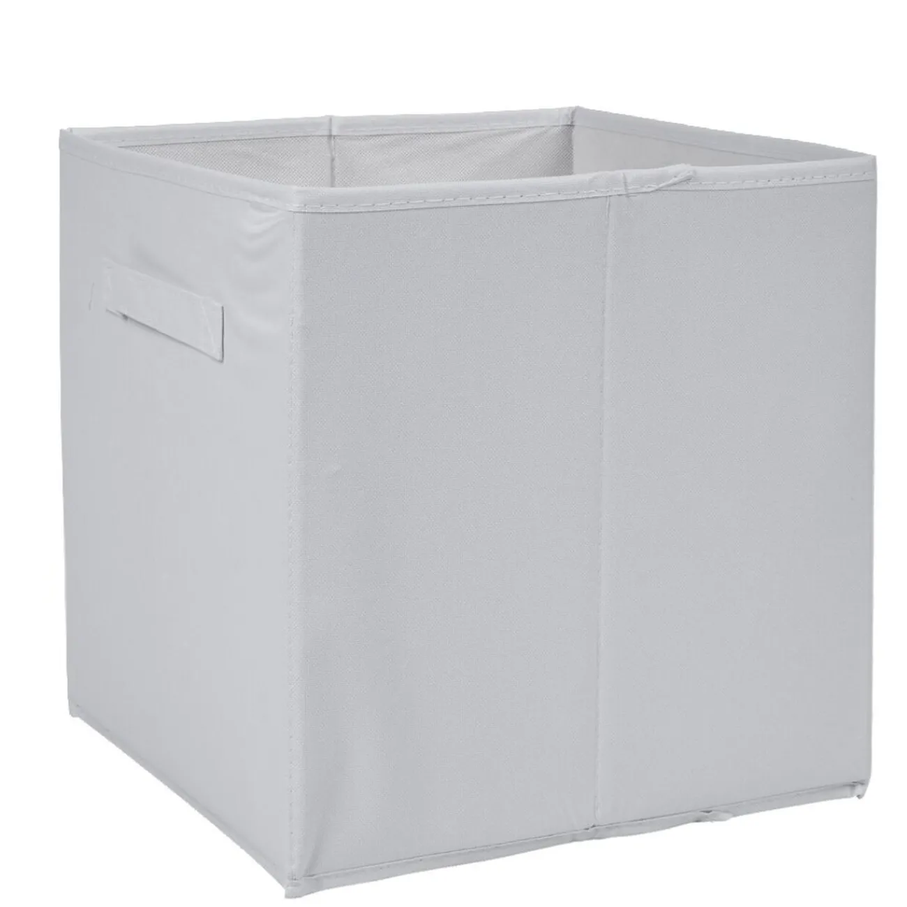 Gifi Rangement|Panière Box Cube 31x31x31cm blanc