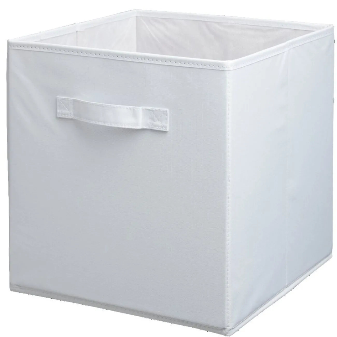 Gifi Rangement|Panière Box Cube 31x31x31cm blanc