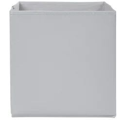 Gifi Rangement|Panière Box Cube 31x31x31cm blanc